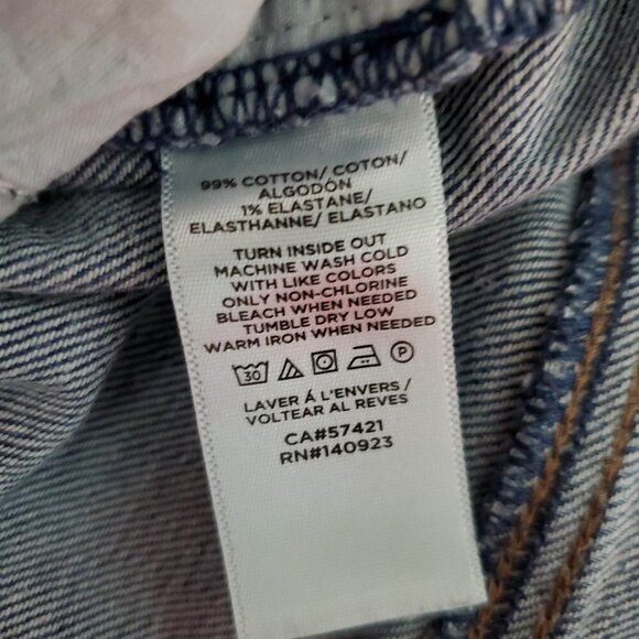 🏆398 Loft Raw Hem Denim shorts - Picture 3 of 5